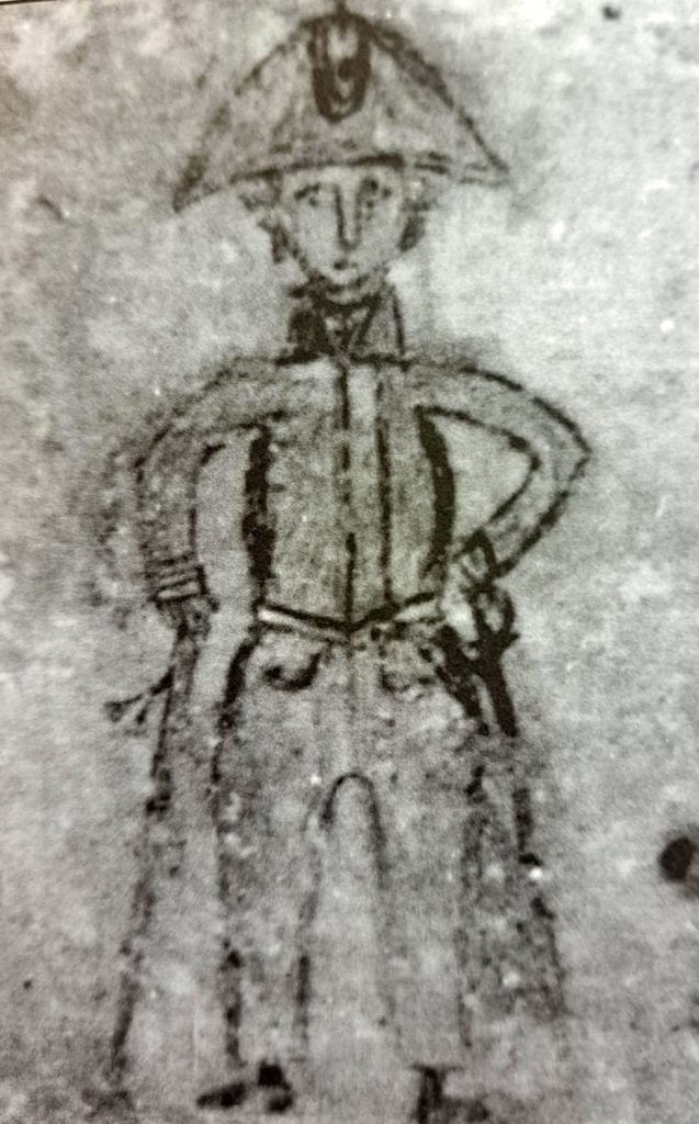 Dibuix d'un algutzir colomenc de principis del segle XIX  (Joan Vicente Castells)
