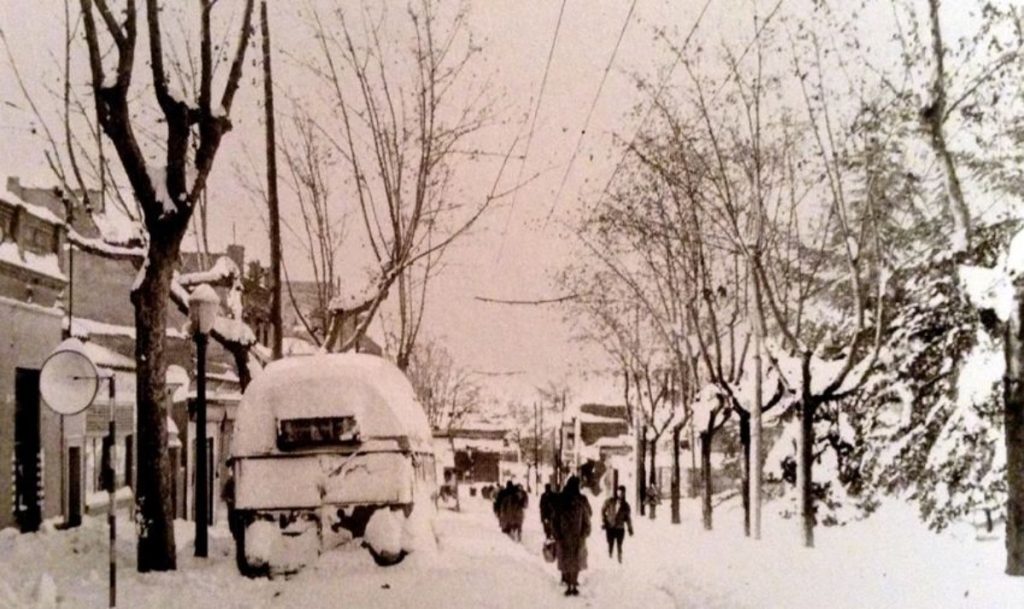 Santa Coloma de Gramenet nevada 1962